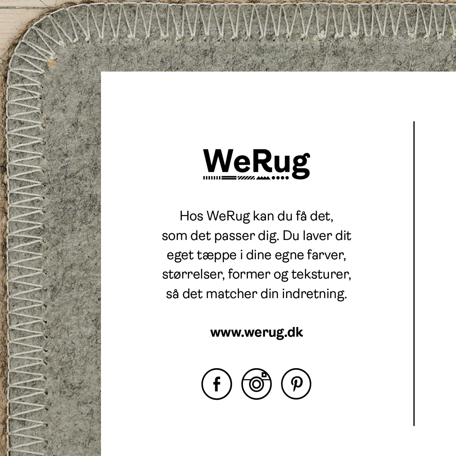 The Wool Rug (Big loops) - bagside